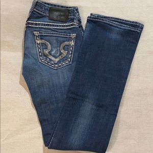 Big Star Sweet Boot Ultra Low Rise Denim Jeans